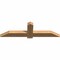 Ekena Millwork Eugene Smooth Timber Gable Bracket, Western Red Cedar, 60"W x 17"H x 3 1/2"D x 5 1/2"F, 7/12 Pitch GBW060X17X0406EUG00SWR - alternate 4